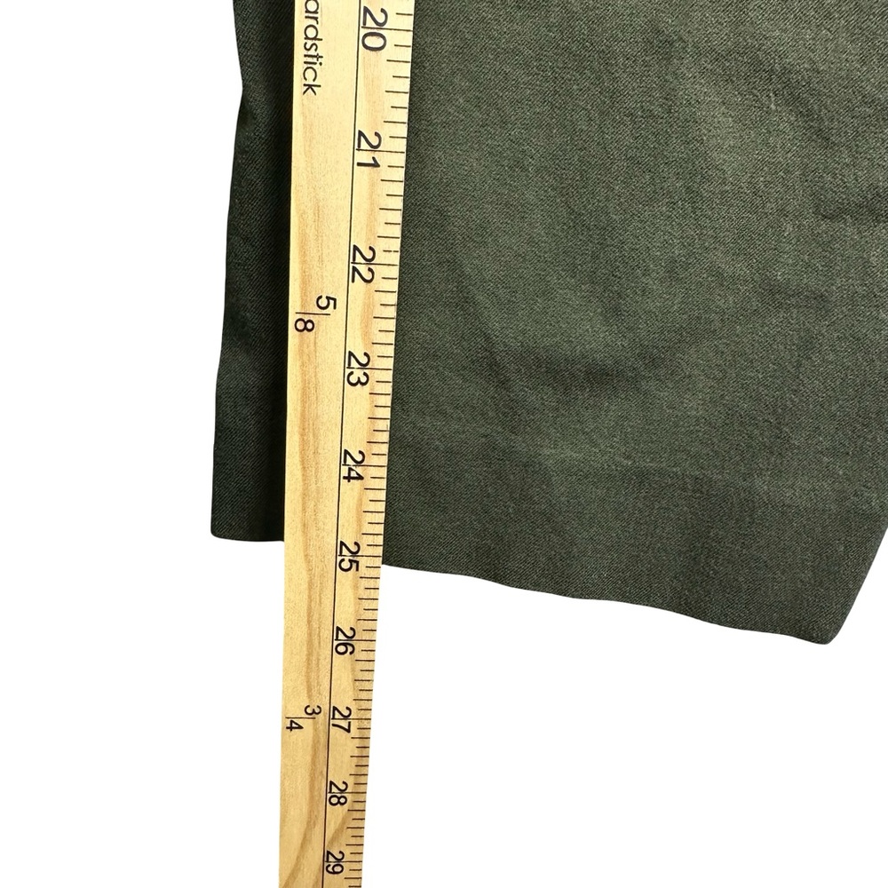 Banana Republic Sloan Curvy Fit Green Stretch Business Casual Pants Size 14 - Picture 10 of 11